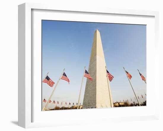 Washington Memorial Monument, Washington Dc., United States of America, North America-Christian Kober-Framed Photographic Print