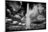 Washington Monument 1 BW-John Gusky-Mounted Photographic Print