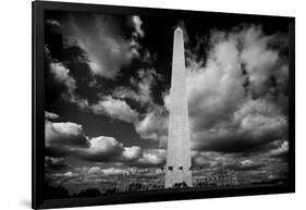 Washington Monument 1 BW-John Gusky-Framed Photographic Print