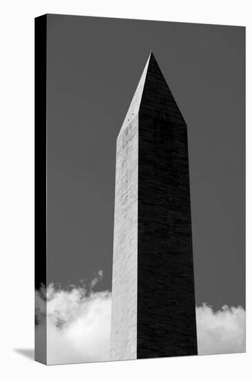 Washington Monument 2 BW-John Gusky-Stretched Canvas