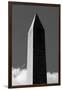 Washington Monument 2 BW-John Gusky-Framed Photographic Print