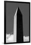 Washington Monument 2 BW-John Gusky-Framed Photographic Print