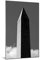 Washington Monument 2 BW-John Gusky-Mounted Photographic Print