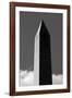 Washington Monument 2 BW-John Gusky-Framed Photographic Print
