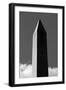 Washington Monument 2 BW-John Gusky-Framed Photographic Print