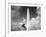 Washington Monument and cherry trees, Washington, D.C. - Black&W-Carol Highsmith-Framed Art Print