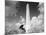 Washington Monument and cherry trees, Washington, D.C. - Black&W-Carol Highsmith-Mounted Art Print