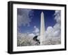 Washington Monument and cherry trees, Washington, D.C.-Carol Highsmith-Framed Art Print