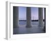 Washington Monument and Jefferson Memorial Columns Washington, D.C. USA-null-Framed Premium Photographic Print