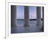 Washington Monument and Jefferson Memorial Columns Washington, D.C. USA-null-Framed Photographic Print