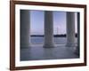 Washington Monument and Jefferson Memorial Columns Washington, D.C. USA-null-Framed Photographic Print