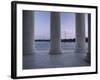 Washington Monument and Jefferson Memorial Columns Washington, D.C. USA-null-Framed Photographic Print