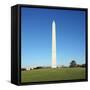 Washington Monument and Reflecting Pool-Ron Chapple-Framed Stretched Canvas