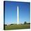 Washington Monument and Reflecting Pool-Ron Chapple-Stretched Canvas