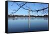 Washington Monument and Reflection-null-Framed Stretched Canvas
