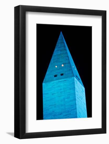 Washington Monument at night, Washington DC, USA-null-Framed Photographic Print