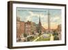 Washington Monument, Baltimore, Maryland-null-Framed Art Print