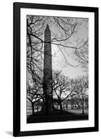 Washington Monument Black and White DC-null-Framed Photo