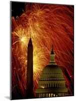 Washington Monument Capitol Building Washington, D.C. USA-null-Mounted Photographic Print