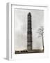 Washington Monument Covered with Scaffolds-null-Framed Photographic Print