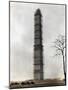 Washington Monument Covered with Scaffolds-null-Mounted Photographic Print