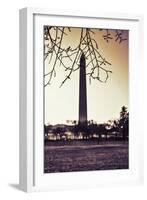 Washington Monument, Cross Processed Look in Washington, DC-null-Framed Photo