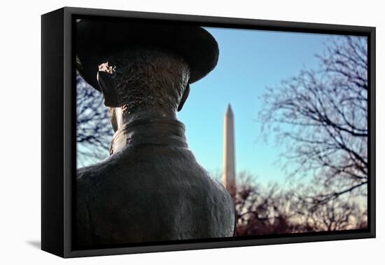 Washington Monument DC-null-Framed Stretched Canvas