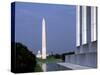 Washington Monument from Lincoln Memorial, Washington, D.C., USA-Bill Bachmann-Stretched Canvas