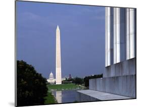 Washington Monument from Lincoln Memorial, Washington, D.C., USA-Bill Bachmann-Mounted Premium Photographic Print