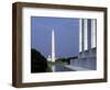 Washington Monument from Lincoln Memorial, Washington, D.C., USA-Bill Bachmann-Framed Photographic Print