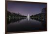 Washington Monument in Reflection Pool-Belinda Shi-Framed Photographic Print