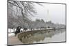 Washington Monument in Winter as Seen from Tidal Basin - Washington Dc, United States of America-Orhan-Mounted Photographic Print