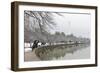 Washington Monument in Winter as Seen from Tidal Basin - Washington Dc, United States of America-Orhan-Framed Photographic Print