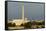 Washington Monument Mall Lincoln Capitol Night DC Travel Series 31-Kent Weakley-Framed Stretched Canvas