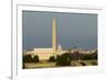 Washington Monument Mall Lincoln Capitol Night DC Travel Series 31-Kent Weakley-Framed Photographic Print