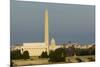 Washington Monument Mall Lincoln Capitol Night DC Travel Series 31-Kent Weakley-Mounted Photographic Print