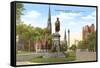 Washington Monument, Milwaukee, Wisconsin-null-Framed Stretched Canvas