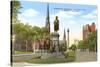 Washington Monument, Milwaukee, Wisconsin-null-Stretched Canvas