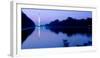 Washington Monument reflecting in pool at dawn, Washington DC, USA-null-Framed Photographic Print