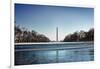 Washington Monument Reflecting Pool Washington DC-null-Framed Photo