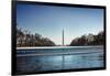 Washington Monument Reflecting Pool Washington DC-null-Framed Photo