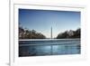 Washington Monument Reflecting Pool Washington DC-null-Framed Photo