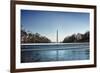 Washington Monument Reflecting Pool Washington DC-null-Framed Photo