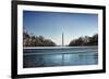 Washington Monument Reflecting Pool Washington DC-null-Framed Photo