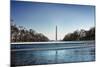 Washington Monument Reflecting Pool Washington DC-null-Mounted Photo