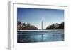 Washington Monument Reflecting Pool Washington DC-null-Framed Photo