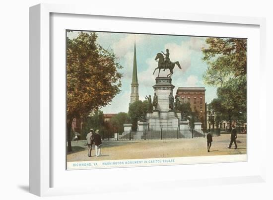 Washington Monument, Richmond, Virginia-null-Framed Art Print