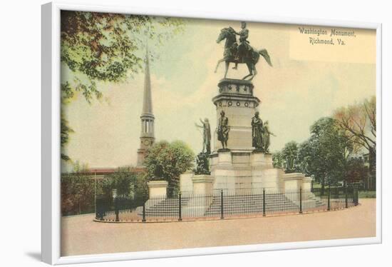 Washington Monument, Richmond, Virginia-null-Framed Art Print