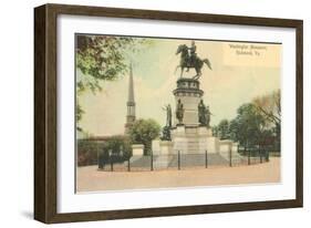 Washington Monument, Richmond, Virginia-null-Framed Art Print