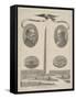 Washington Monument with Grover Cleveland and Thomas A. Hendricks-null-Framed Stretched Canvas